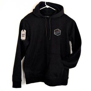 NWT Billabong Furnace Fleece Men's Hoodie Size XL Black Surf Mountains A/DIV NEW